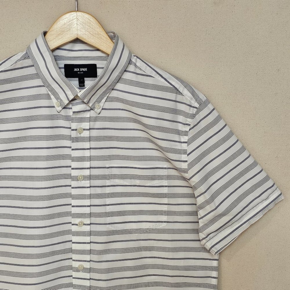 Jack Spade Short Sleeve Button Down L